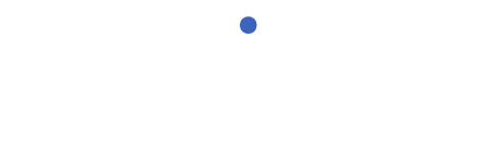 Anavo white logo and blue dot with transparent background